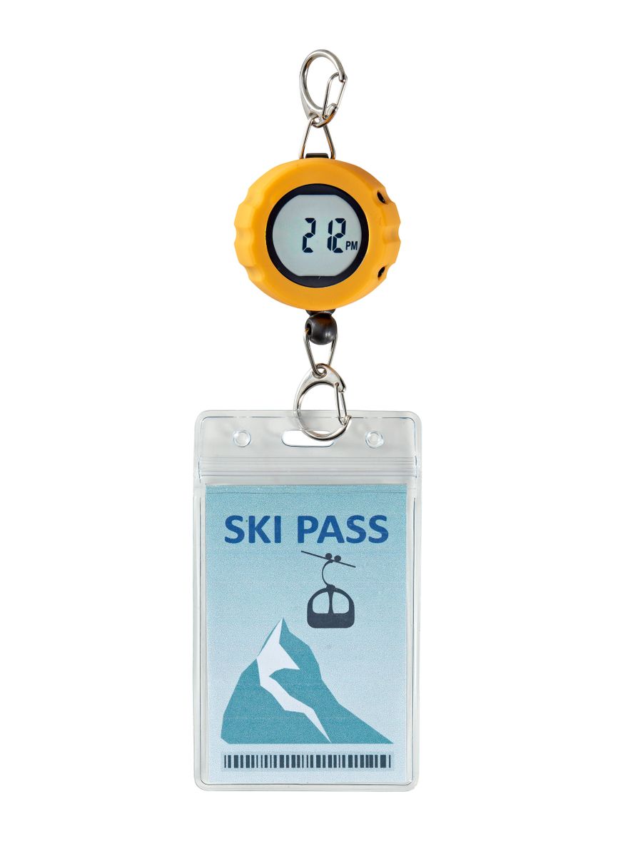 Combination Watch Ski Pass Holder